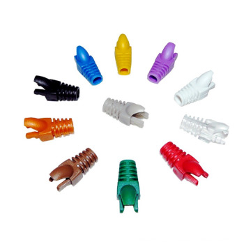 Colores CAT6 RJ45 Bota de caucho RJ45 Cat5e Botas de conector